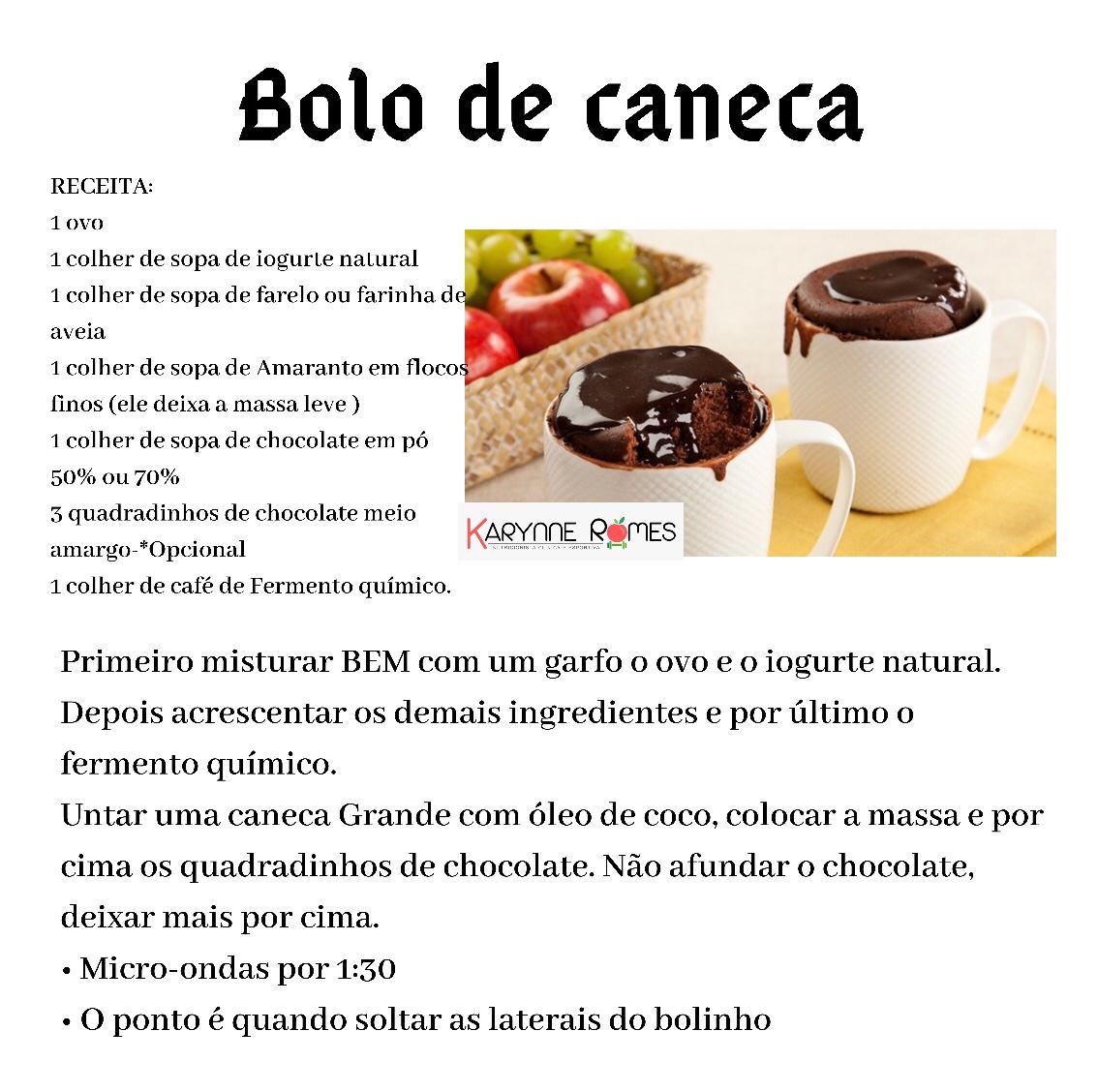 Bolo de Caneca